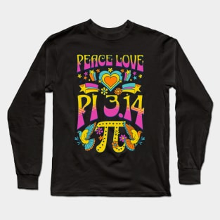 Peace Love Pi Long Sleeve T-Shirt